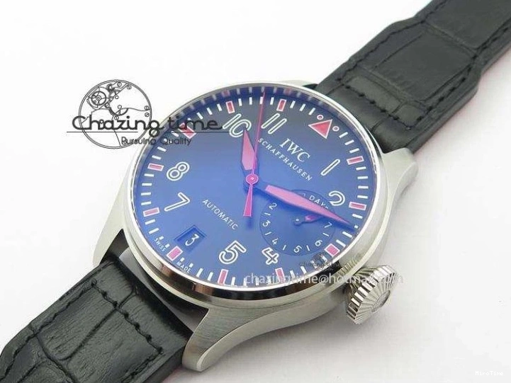 MIROTIME 0101 RelaxedFit Big Pilot Real PR IW500435 “Muhammad Ali” ZF Best Edition On Black Leather Strap A 7295